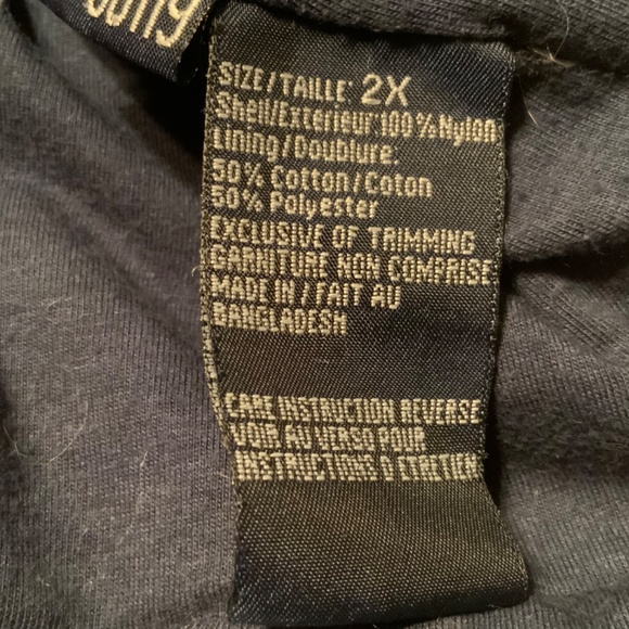 A/E Sport & Co. Red Weather Resistant Nylon, Cotton Lined, Hooded Jacket (XXL) - Picture 7 of 10